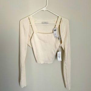 Abercrombie and Fitch Sweater Shrug Set